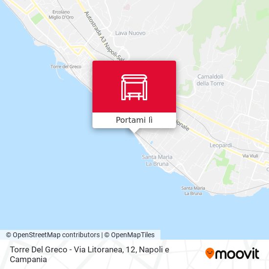 Mappa Torre Del Greco - Via Litoranea, 12