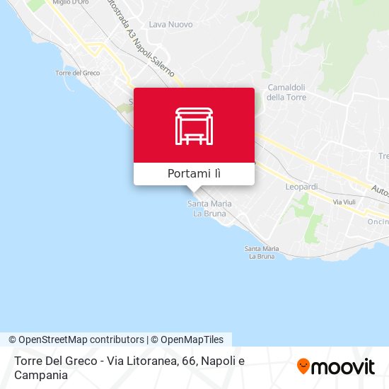 Mappa Torre Del Greco - Via Litoranea, 66