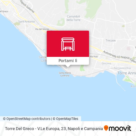 Mappa Torre Del Greco - V.Le Europa, 23