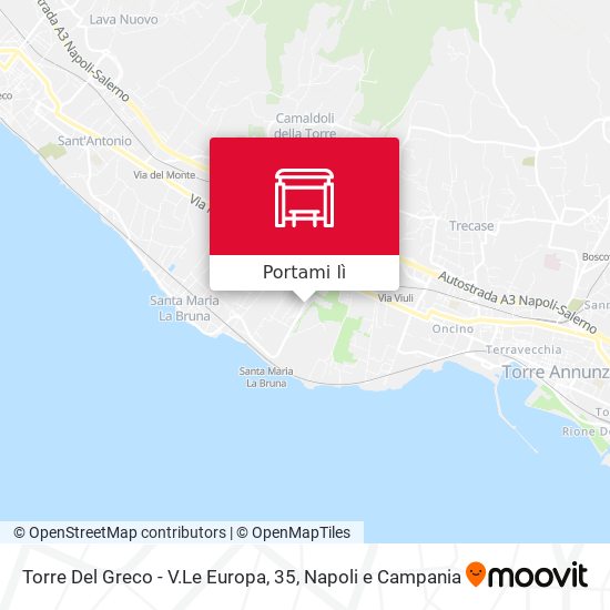 Mappa Torre Del Greco - V.Le Europa, 35