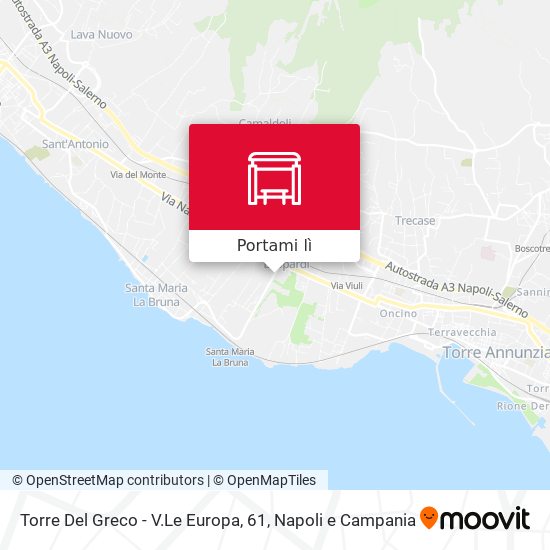 Mappa Torre Del Greco - V.Le Europa, 61