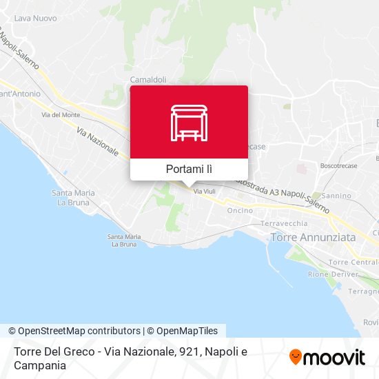 Mappa Torre Del Greco - Via Nazionale, 921