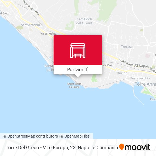 Mappa Torre Del Greco - V.Le Europa, 23