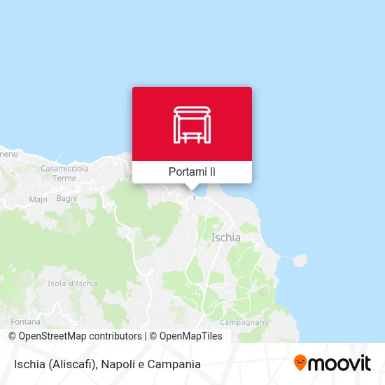 Mappa Ischia (Aliscafi)