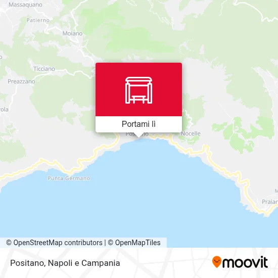 Mappa Positano