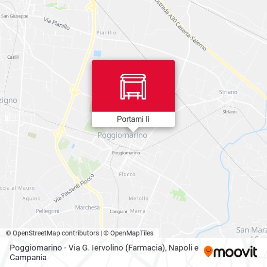 Mappa Poggiomarino - Via G. Iervolino (Farmacia)