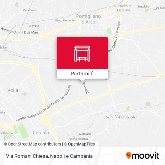 Mappa Via Romani Chiesa