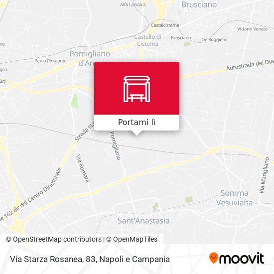 Mappa Via Starza Rosanea, 83