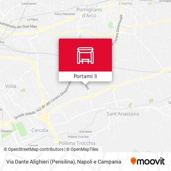 Mappa Via Dante Alighieri (Pensilina)