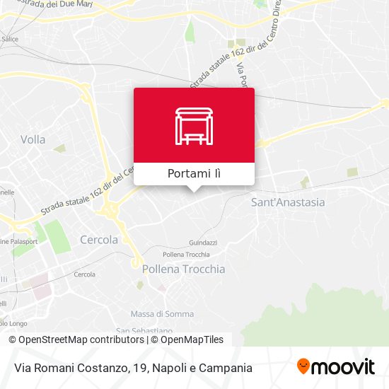 Mappa Via Romani Costanzo, 19