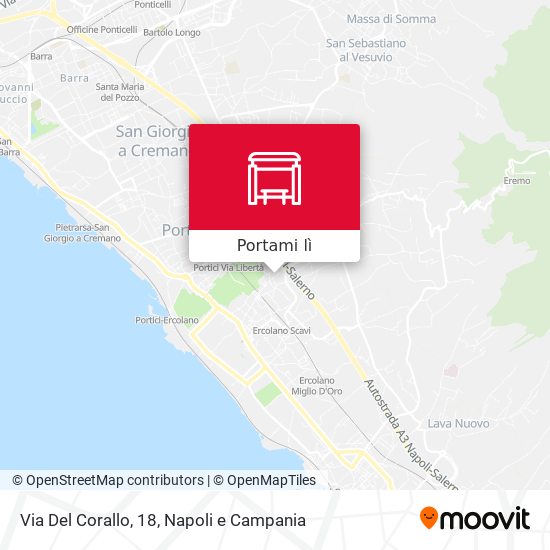 Mappa Via Del Corallo, 18