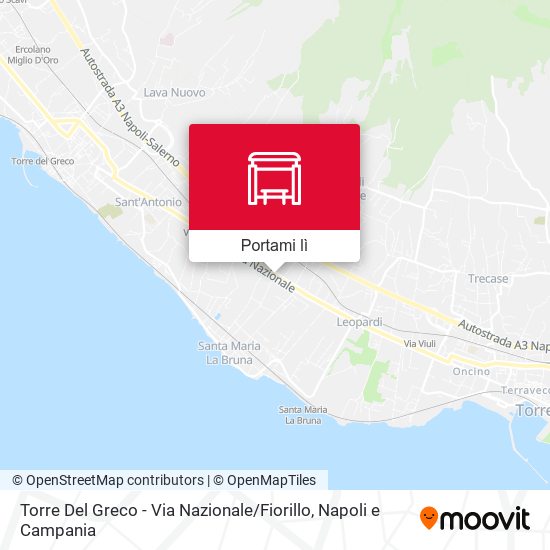 Mappa Torre Del Greco - Via Nazionale / Fiorillo
