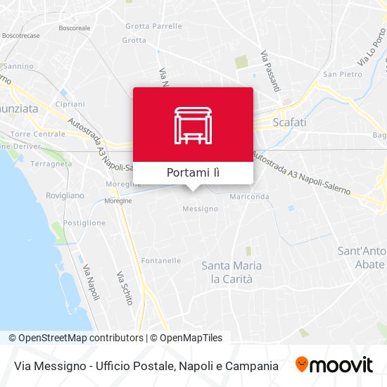 Mappa Via Messigno - Ufficio Postale