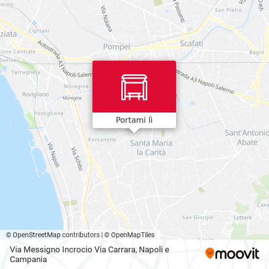 Mappa Via Messigno Incrocio Via Carrara