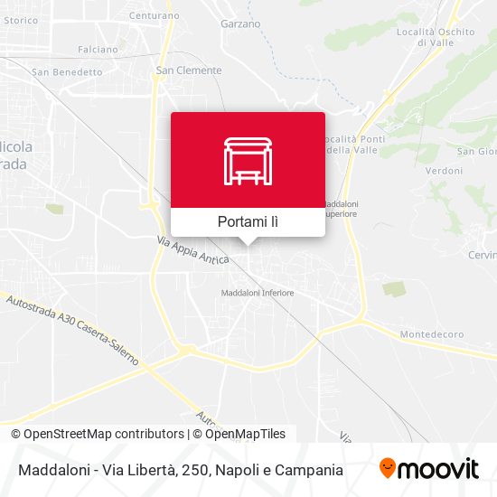 Mappa Maddaloni - Via Libertà, 250