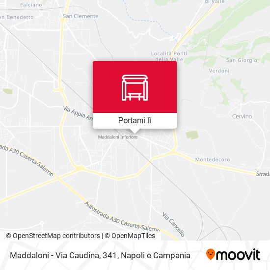 Mappa Maddaloni - Via Caudina, 341