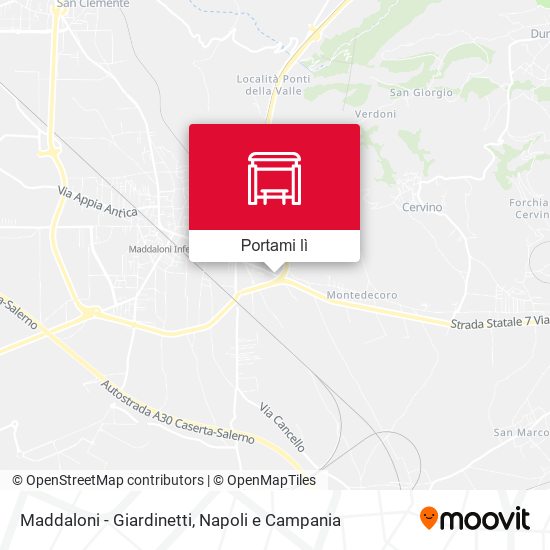 Mappa Maddaloni - Giardinetti