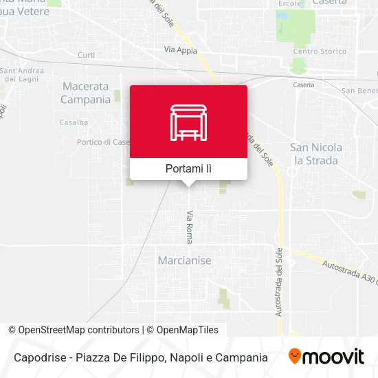 Mappa Capodrise - Piazza De Filippo