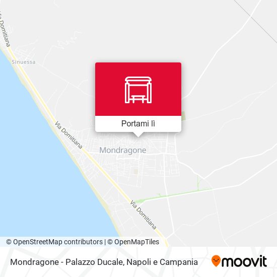 Mappa Mondragone - Palazzo Ducale