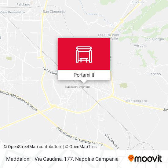 Mappa Maddaloni - Via Caudina, 177