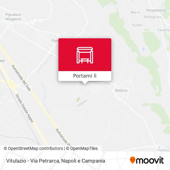 Mappa Vitulazio - Via Petrarca