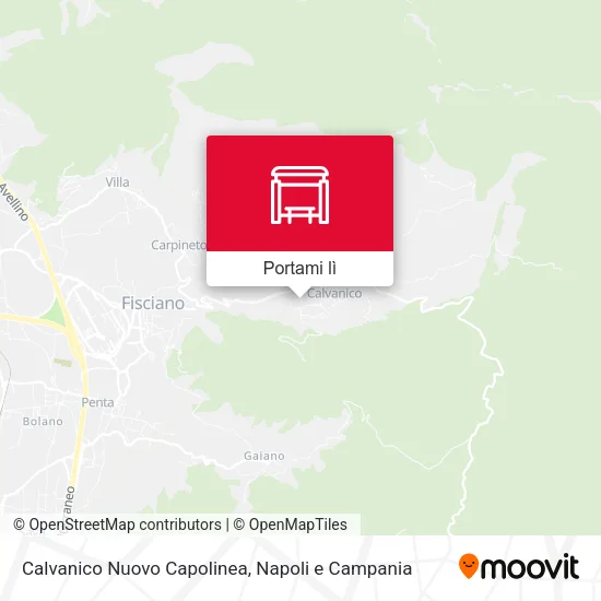 Mappa Calvanico Nuovo Capolinea