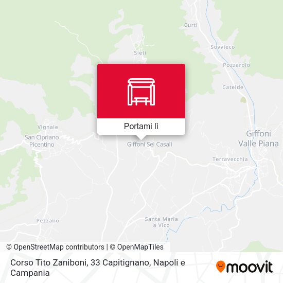 Mappa Corso Tito Zaniboni, 33 Capitignano