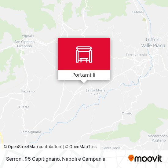 Mappa Serroni, 95 Capitignano