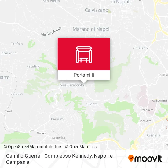 Mappa Camillo Guerra - Complesso Kennedy