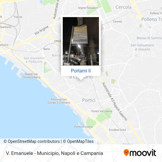 Mappa V. Emanuele - Municipio