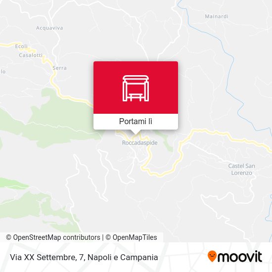 Mappa Via XX Settembre, 7
