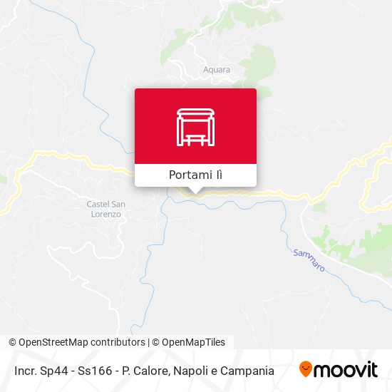 Mappa Incr. Sp44 - Ss166 - P. Calore