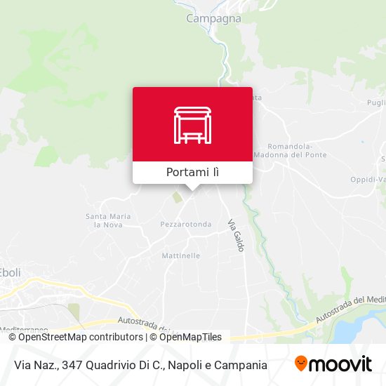 Mappa Via Naz., 347 Quadrivio Di C.