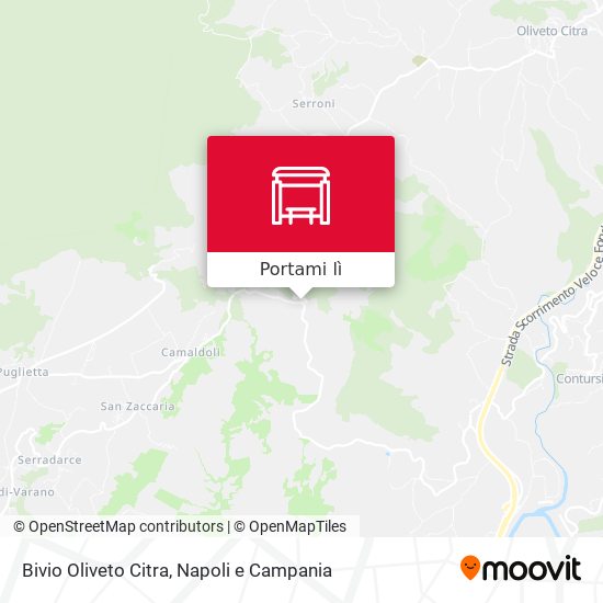Mappa Bivio Oliveto Citra