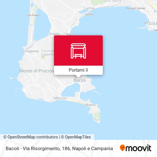 Mappa Bacoli - Via Risorgimento, 186
