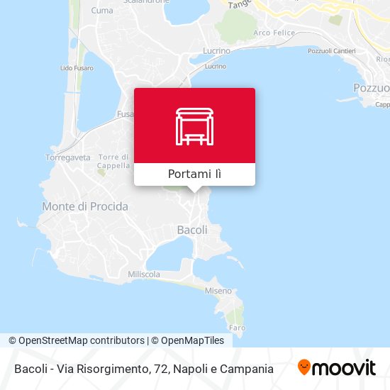 Mappa Bacoli - Via Risorgimento, 72