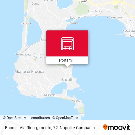 Mappa Bacoli - Via Risorgimento, 72