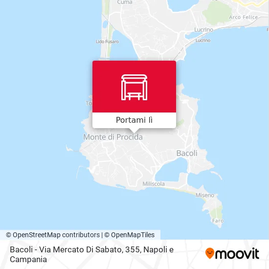 Mappa Bacoli - Via Mercato Di Sabato, 355