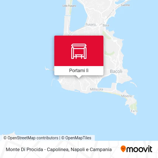 Mappa Monte Di Procida - Capolinea