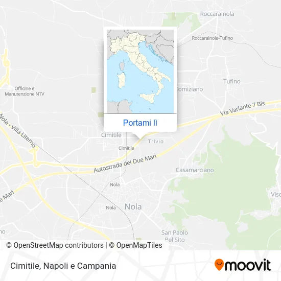 Mappa Cimitile