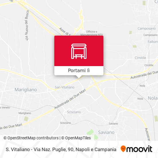 Mappa S. Vitaliano - Via Naz. Puglie, 90