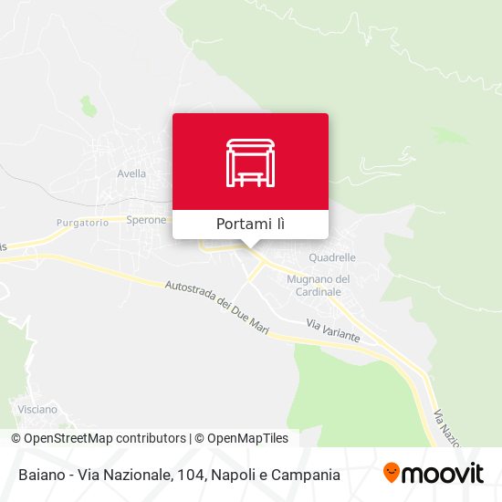 Mappa Baiano - Via Nazionale, 104