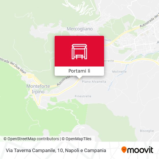 Mappa Via Taverna Campanile, 10