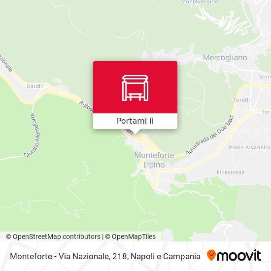 Mappa Monteforte - Via Nazionale, 218