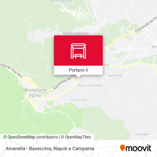 Mappa Alvanella - Basecchia
