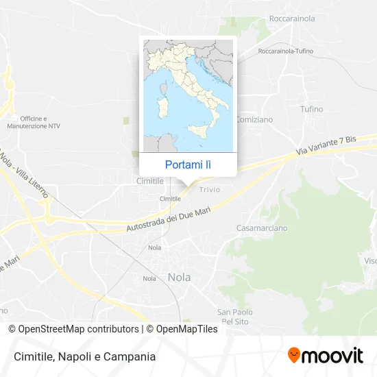 Mappa Cimitile