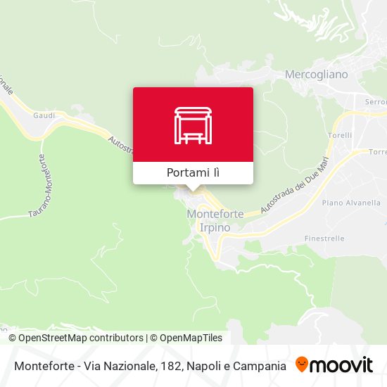 Mappa Monteforte - Via Nazionale, 182