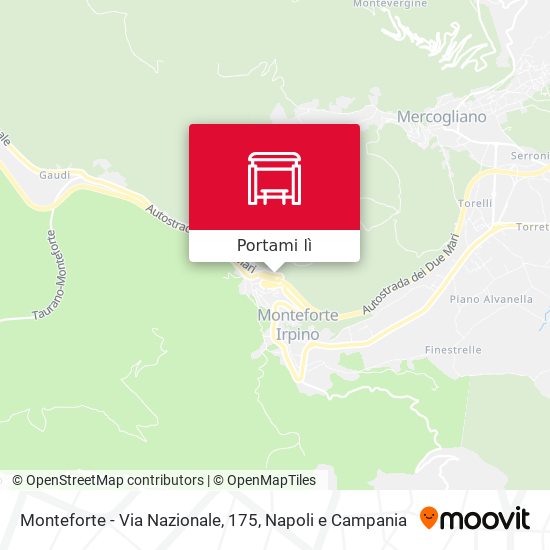 Mappa Monteforte - Via Nazionale, 175