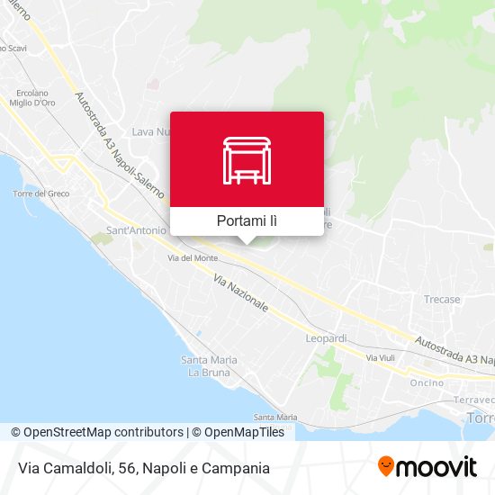 Mappa Via Camaldoli, 56