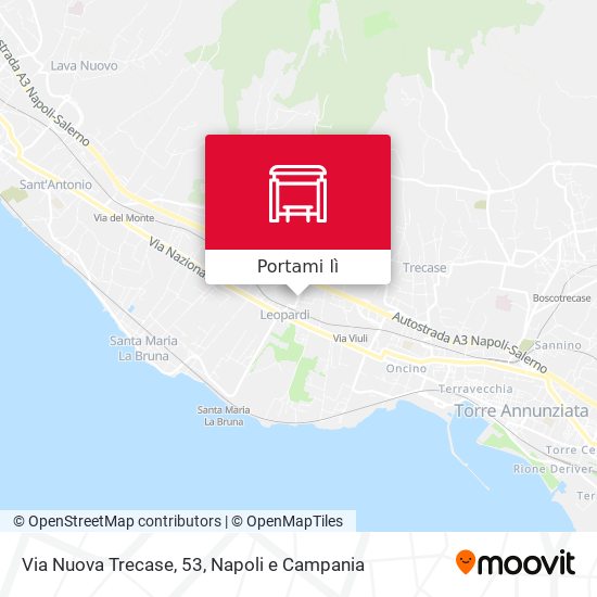 Mappa Via Nuova Trecase, 53